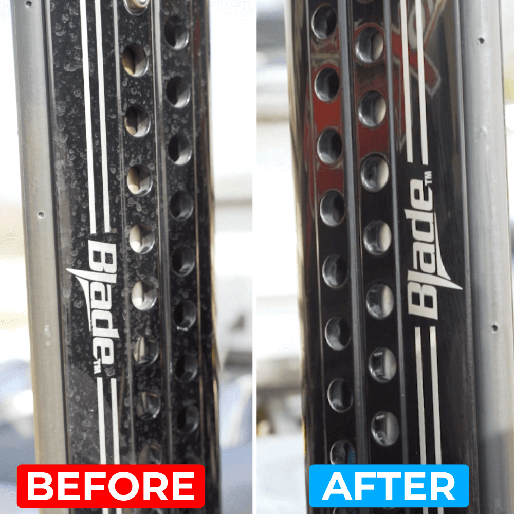 Boat Drip - Exterior Boat Hull Cleaner 3 PackThe best boat cleaning spray - Boat Drip. Remove hard water spots / dirt / grime, and protect your boat paint with this one spray! Boat Drip offers a premium water spot remover and high gloss sealant, deliverin
