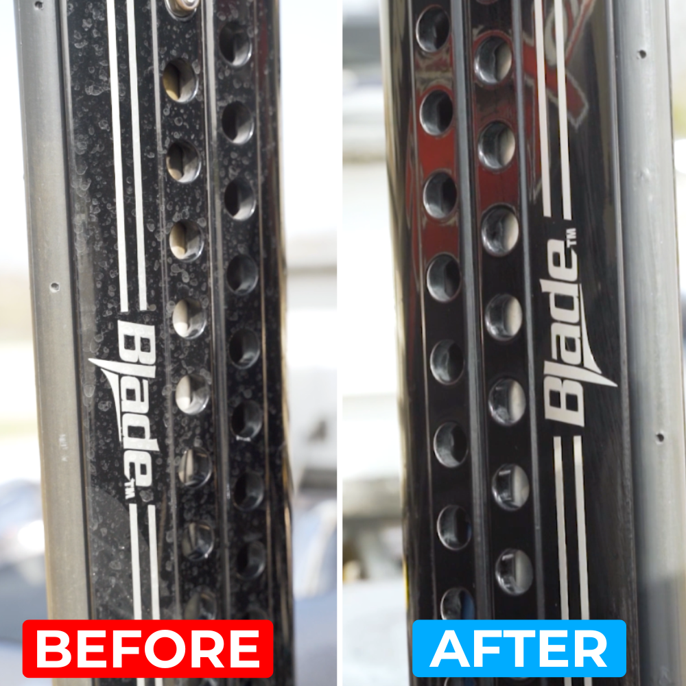 Boat Drip - Exterior Boat Hull Cleaner 2 PackThe best boat cleaning spray - Boat Drip. Remove hard water spots / dirt / grime, and protect your boat paint with this one spray! Boat Drip offers a premium water spot remover and high gloss sealant, deliverin