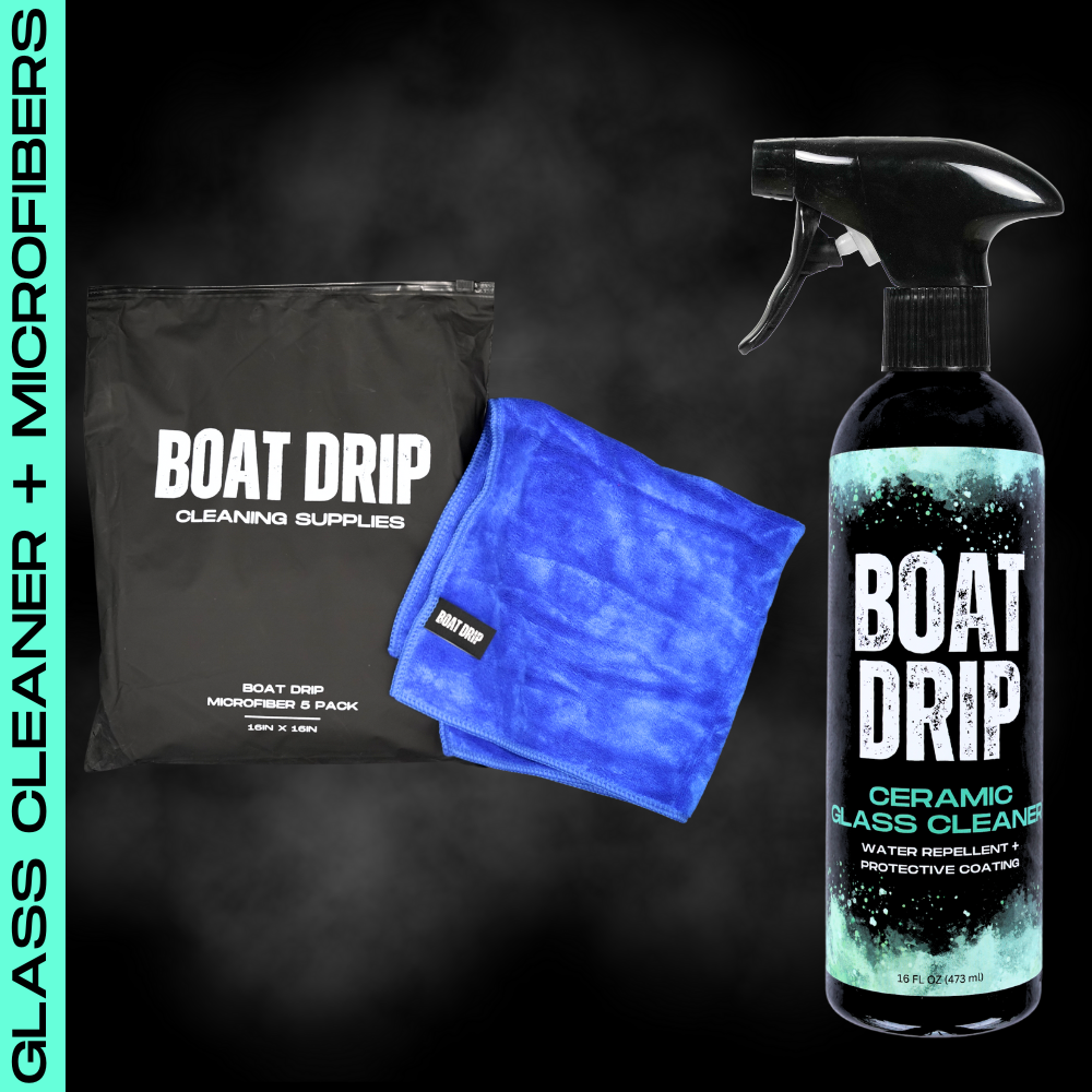 Glass Cleaner + Microfiber Towels 5 pack