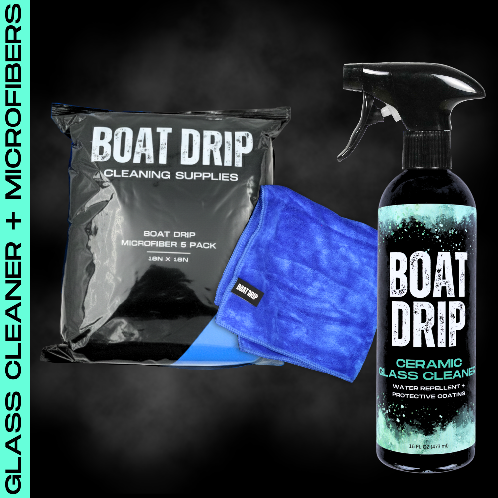 Glass Cleaner + Microfiber Towels 5 pack